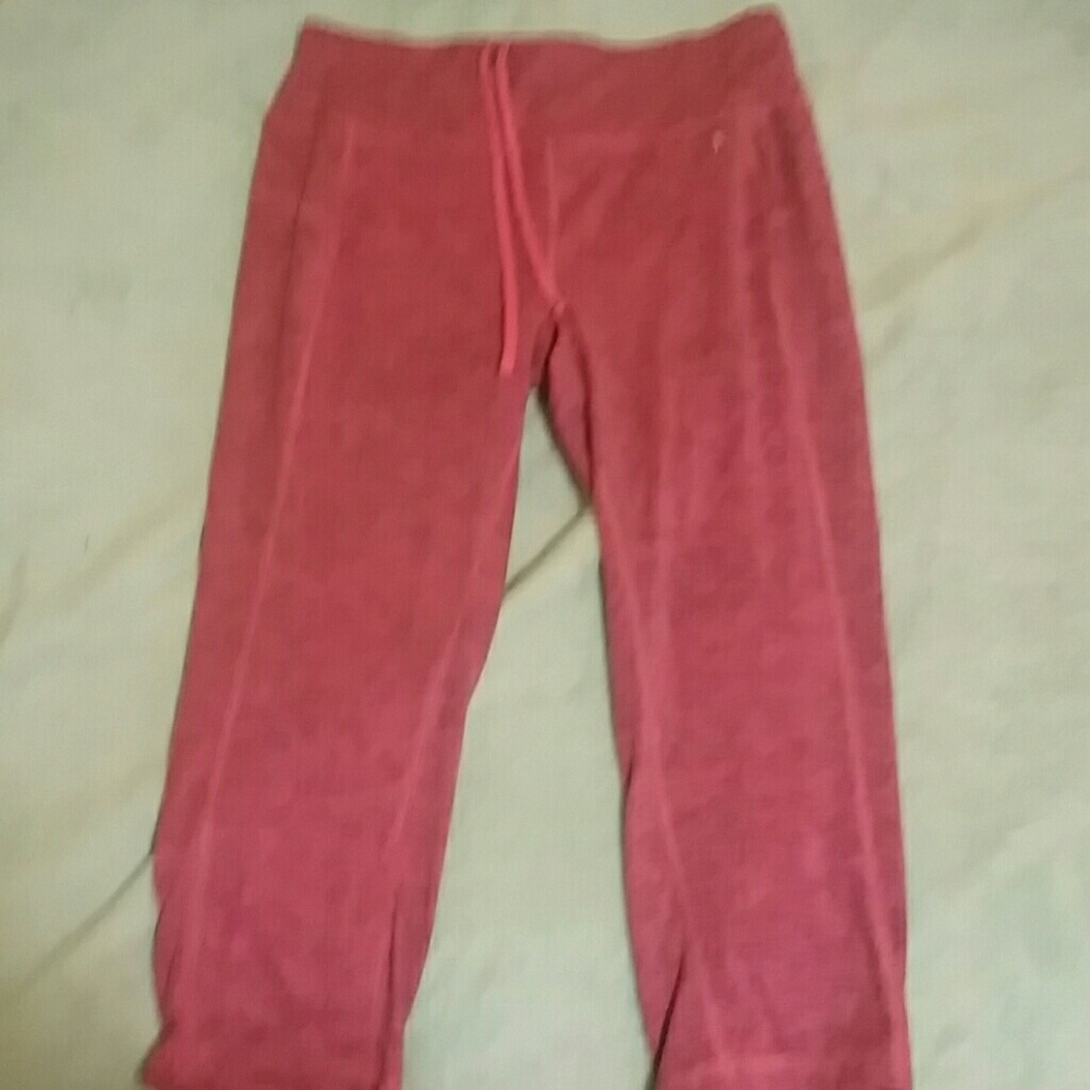 Pink yoga pants